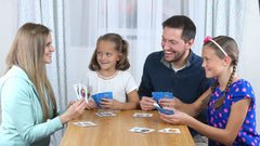 Regal Games Old Maid deck, bright symbols help focus memory skills during family nights.