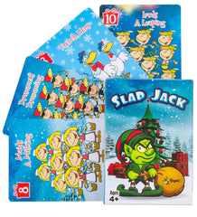 Regal Games packaging showing six deck set with bold holiday design