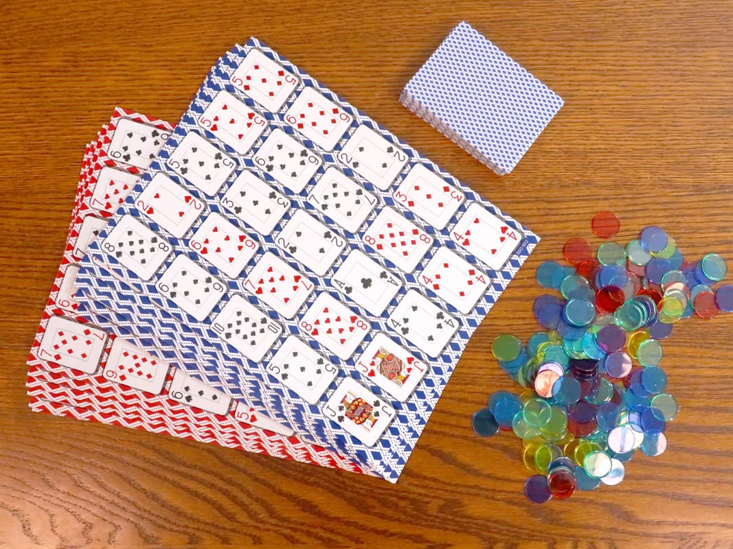 Regal Games Poker Keeno boards open showing 24 layouts
