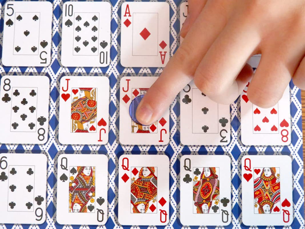 Regal Games Poker Keeno double-sided boards ready for play