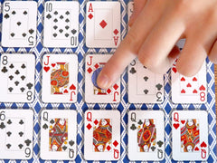 Regal Games Poker Keeno double-sided boards ready for play