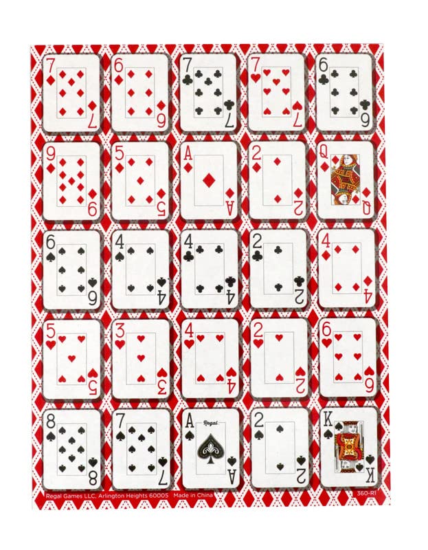 Regal Games Poker Keeno boards set up for quick start