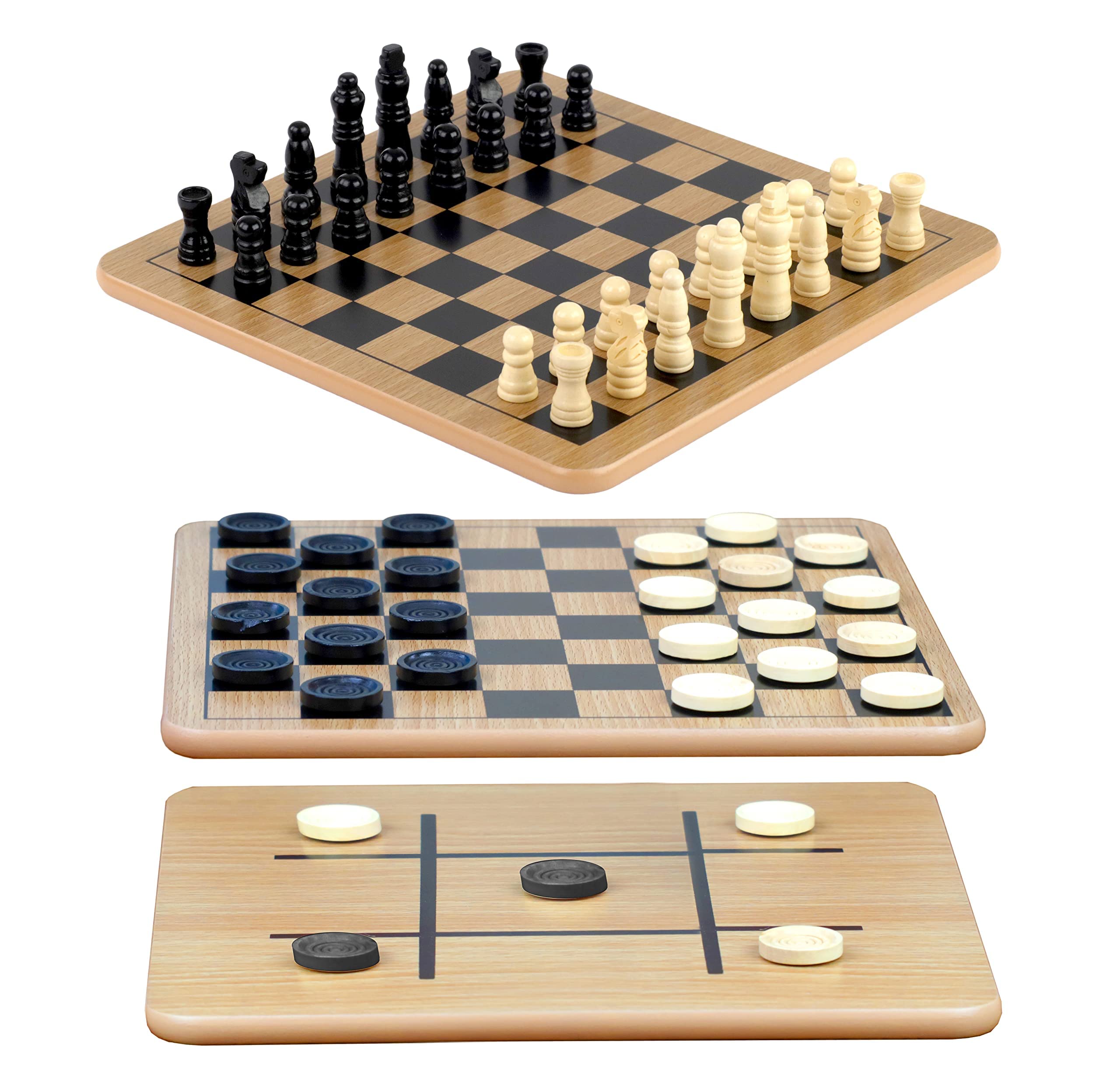 Regal Games reversible board surface for chess and checkers, ideal for family game nights.