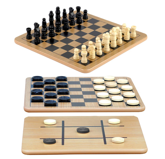 Regal Games reversible board surface for chess and checkers, ideal for family game nights.