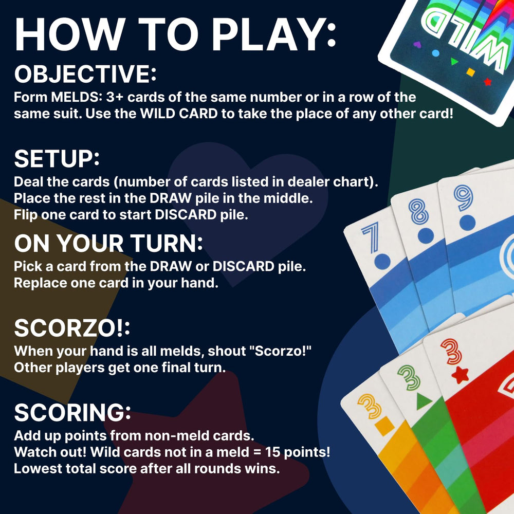 Regal Games ScorZo Rummy portable carry case makes it easy to take anywhere.