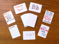 Regal Games smear proof writing surface with permanent markers for bold notes