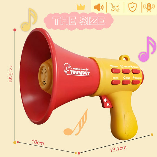 REGLORY voice changer controls highlight quick, easy-use features for kids aged 3 and up
