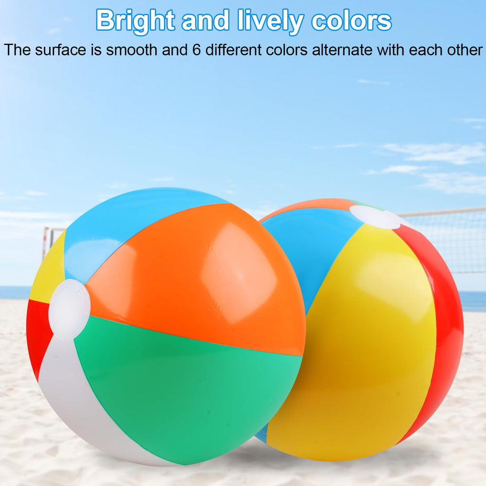REGUICORP beach balls in pool ready for water play at gatherings