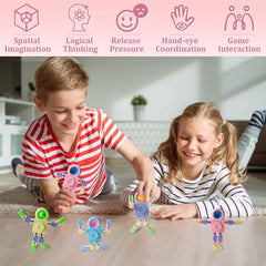 REHALY robot fidget spinners chains for creative rearrangements
