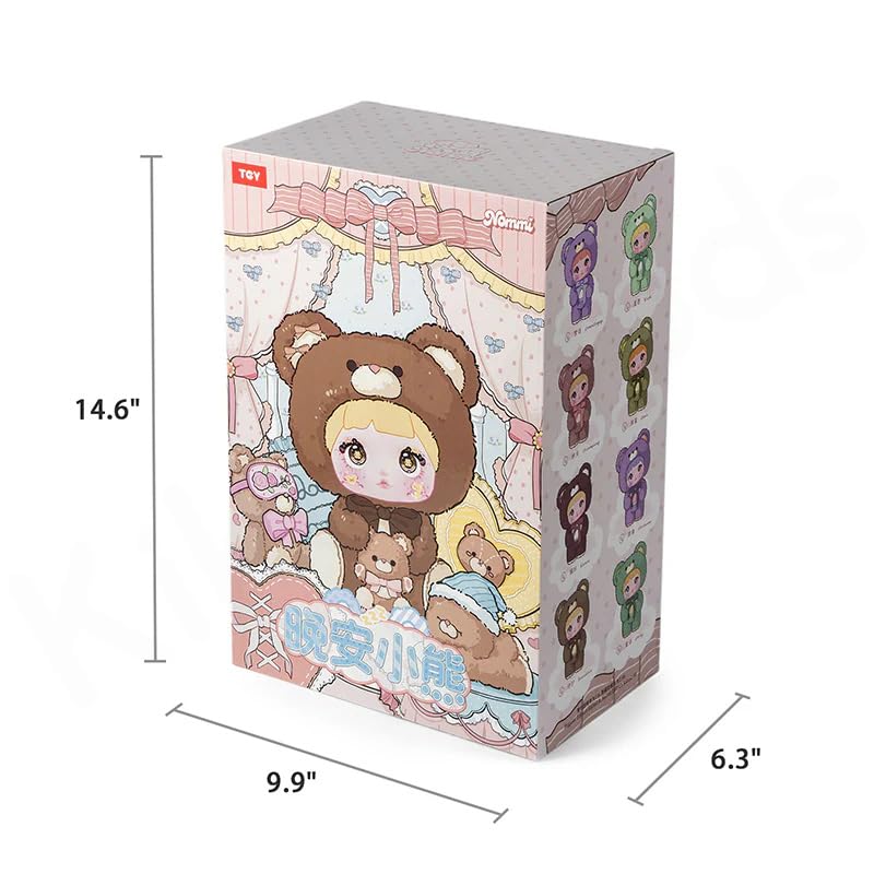 REIVIVORA Nommi Good Night Bear blind box packaging highlights mystery and anticipation