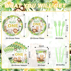 Rejoice Bunny wild one cutlery for sturdy utensils that keep the safari theme intact