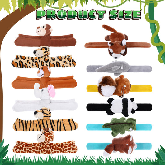 Relaxgiant plush dog slap bracelet with soft material for daily fun