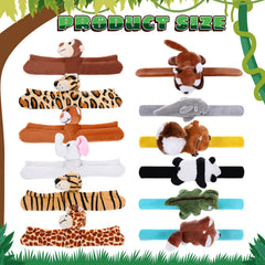 Relaxgiant plush dog slap bracelet with soft material for daily fun