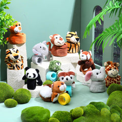 Relaxgiant plush panda slap bracelet with cuddly charm for school