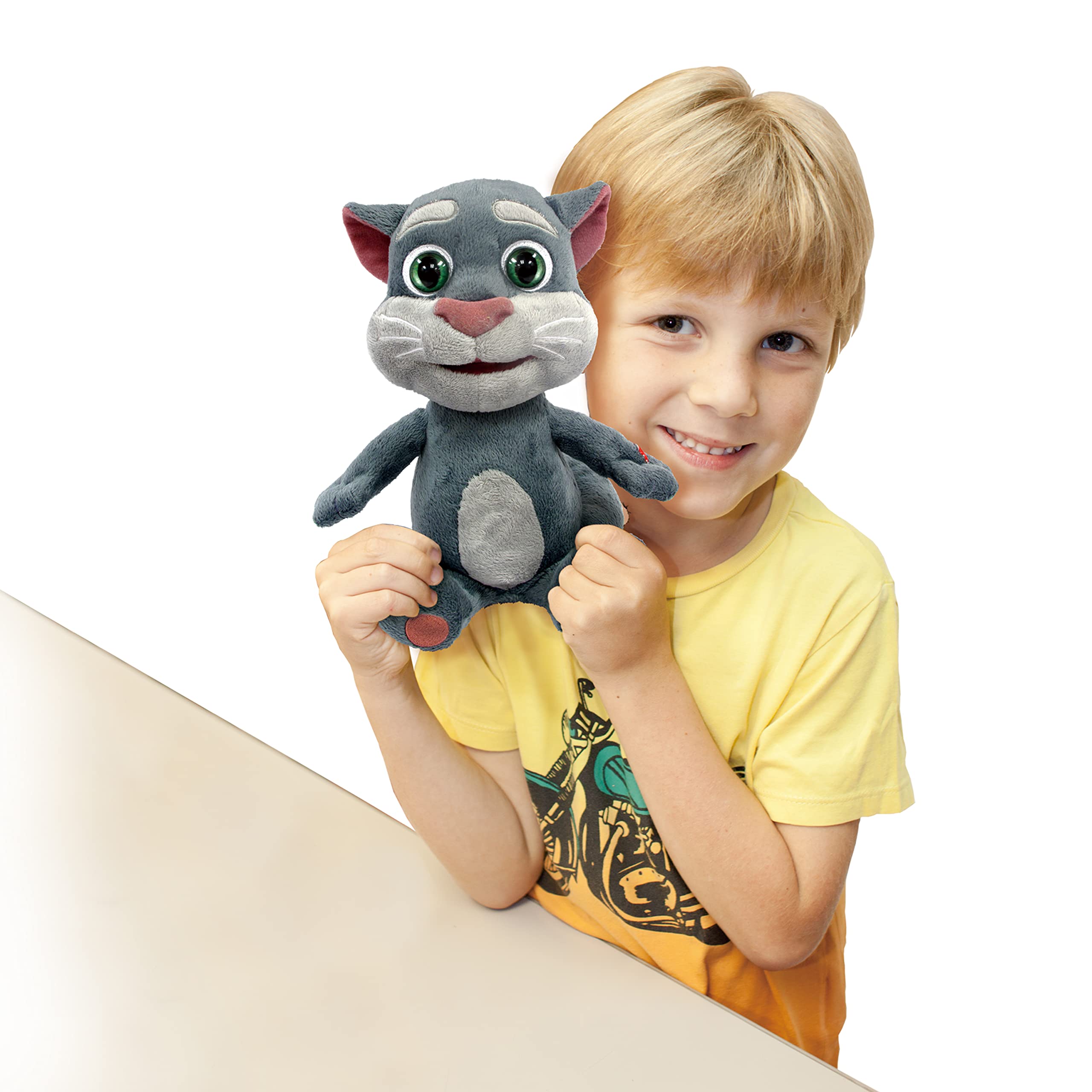 Relsy Talking Tom 12-inch plush with app-inspired sounds for storytelling.