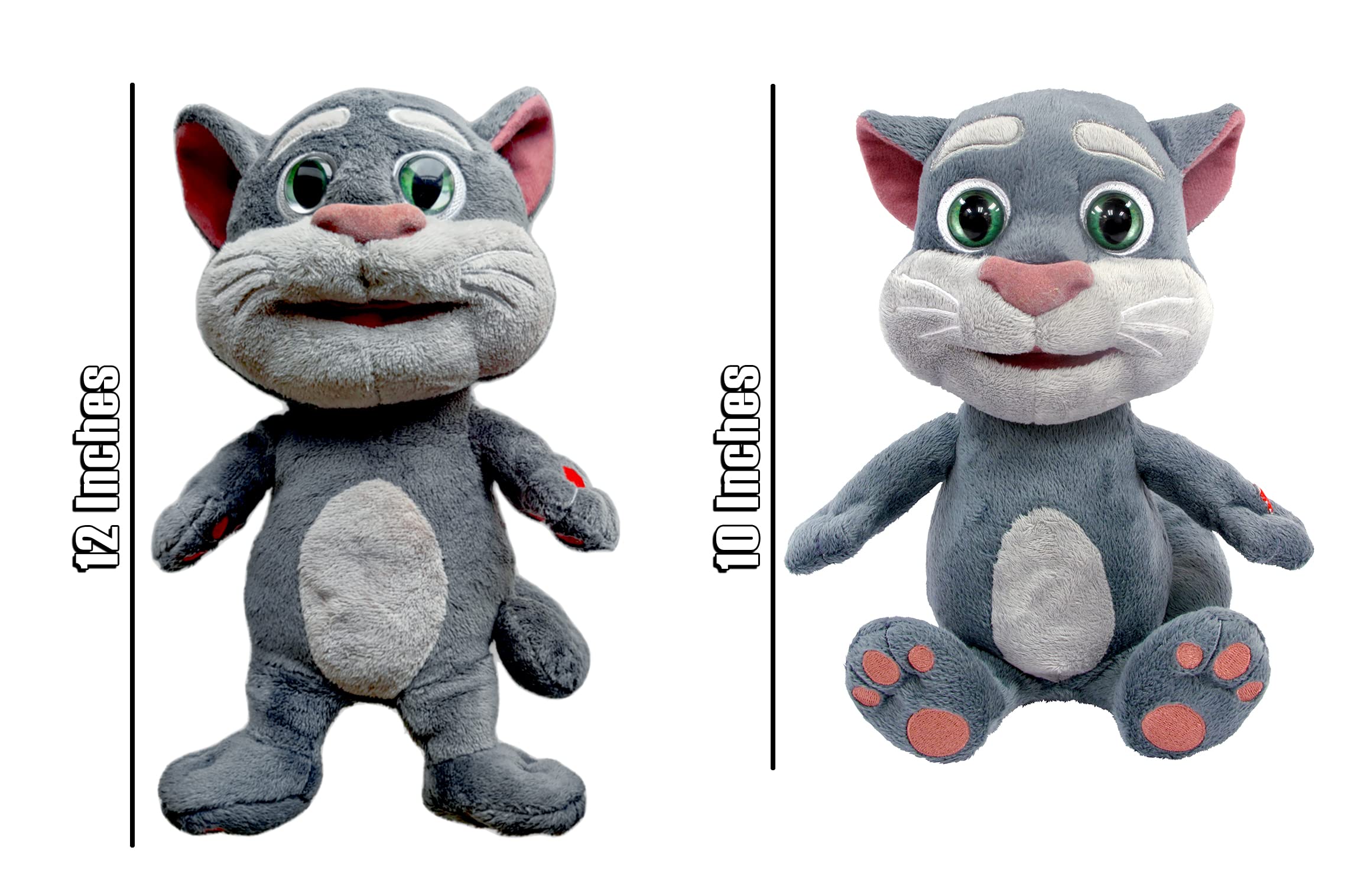 Relsy Talking Tom mouth movement synchronized with talking for realistic play.
