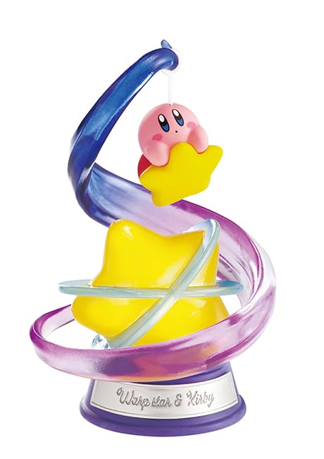 RE-MENT Kirby Swing Kirby with base stand supports stable display.
