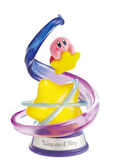 RE-MENT Kirby Swing Kirby with base stand supports stable display.