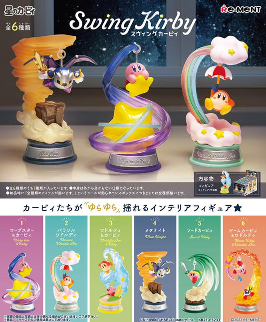 RE-MENT Kirby Blind Box reveals a collectible mystery when unboxed.