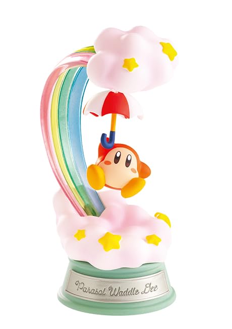 RE-MENT Kirby collectible fits on desks and game room setups.
