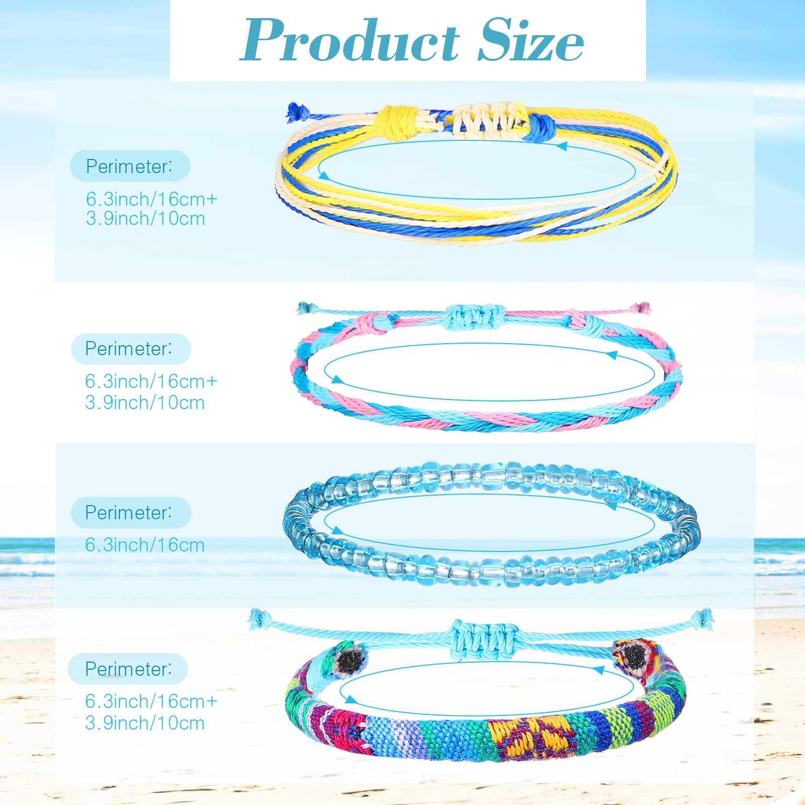 Remerry colorful beaded bracelets with vibrant accents to elevate outfits