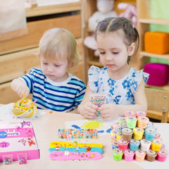 Remethsu Butter Slime Kit 68-pack designed for kids 4+ with elastic, creative textures.
