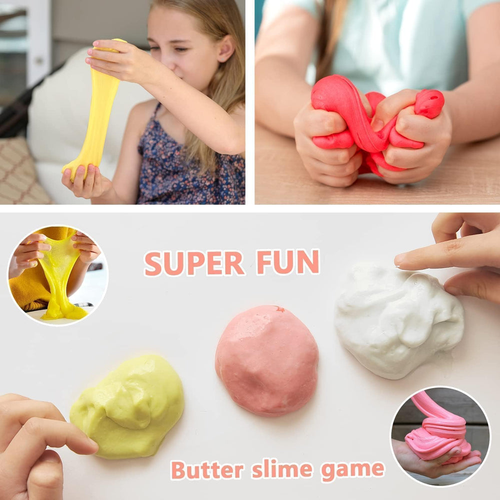 Remethsu Butter Slime Kit 68-pack is scented for engaging sensory experiences.