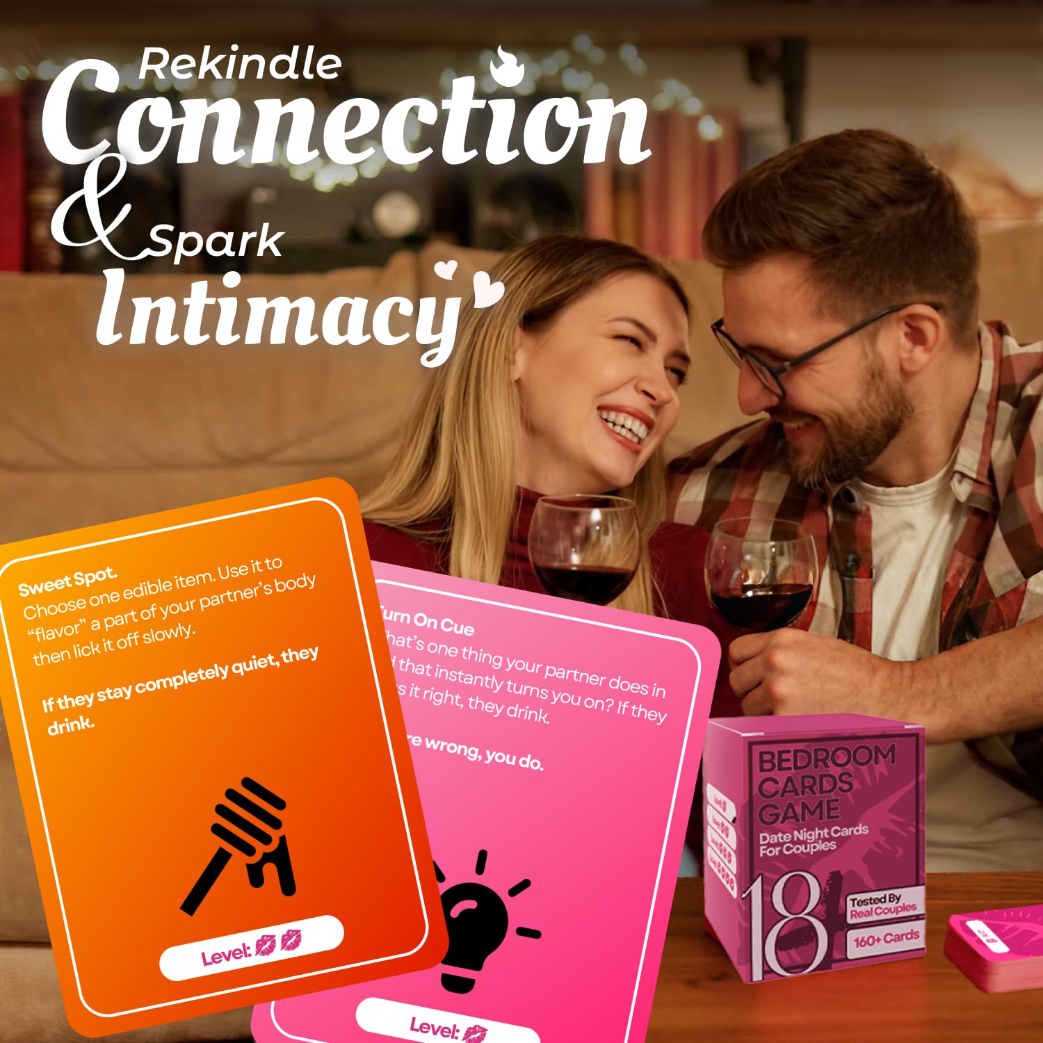 Renaco romantic-dares-closeup demonstrates simple setup for two-player date night