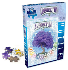 Renegade Arboretum puzzle jacaranda blossoms, ideal for focused family puzzle time.