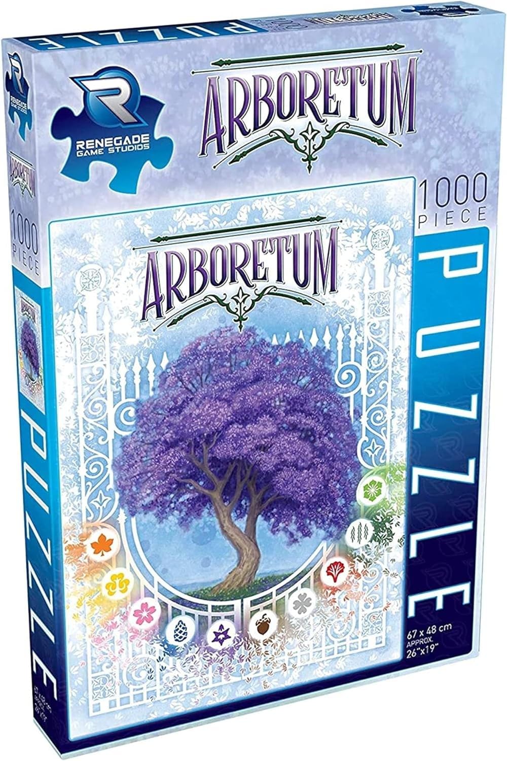 Renegade Arboretum puzzle vibrant arboretum scene, perfect for calming evenings.