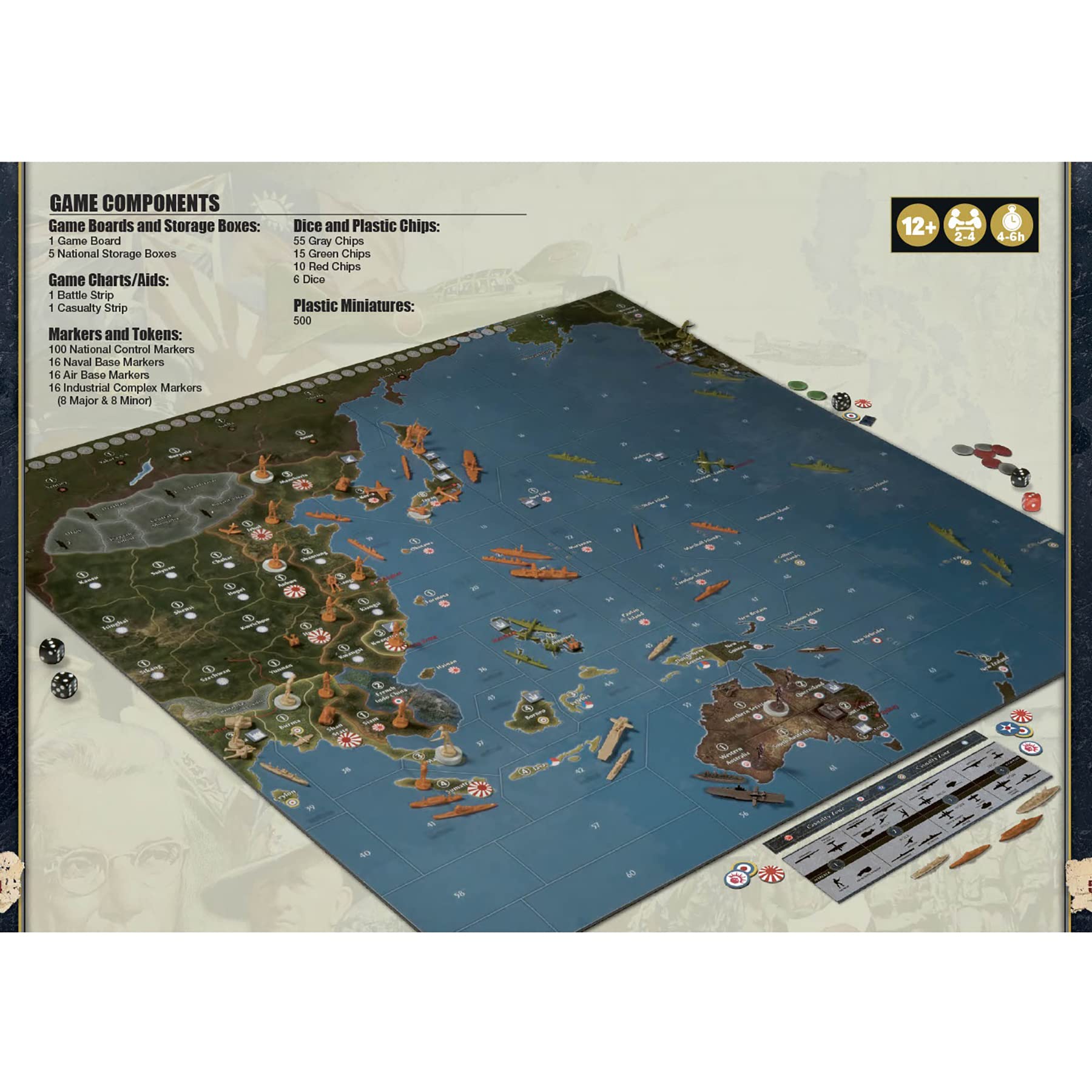 Renegade Axis & Allies 1940 Pacific miniatures—detailed figures for immersive tactical play.