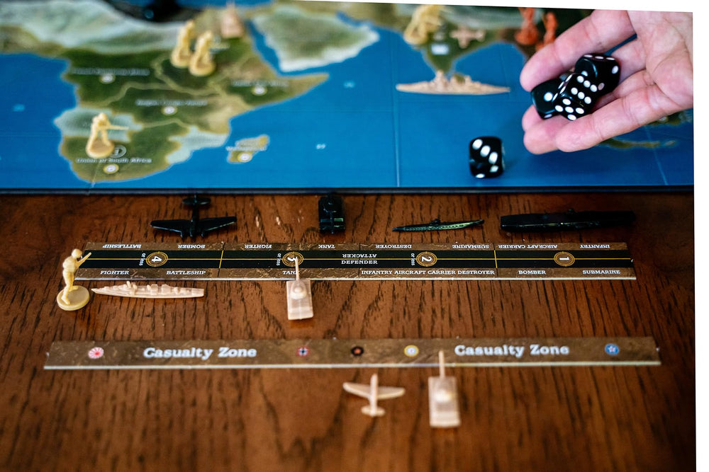 Renegade Axis & Allies 1941 miniatures provide tactile battlefield detail for players.