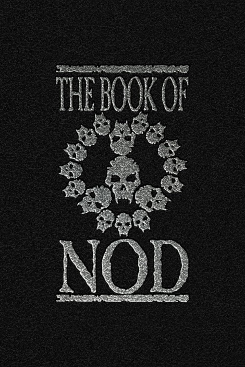 Renegade Book of Nod blood-red ribbon enhances immersive table presentation.