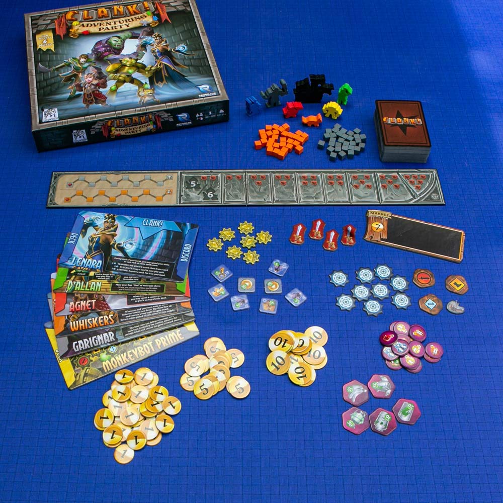 Renegade Clank Adventuring Party: Mage Lenara starting deck supports arcane options.