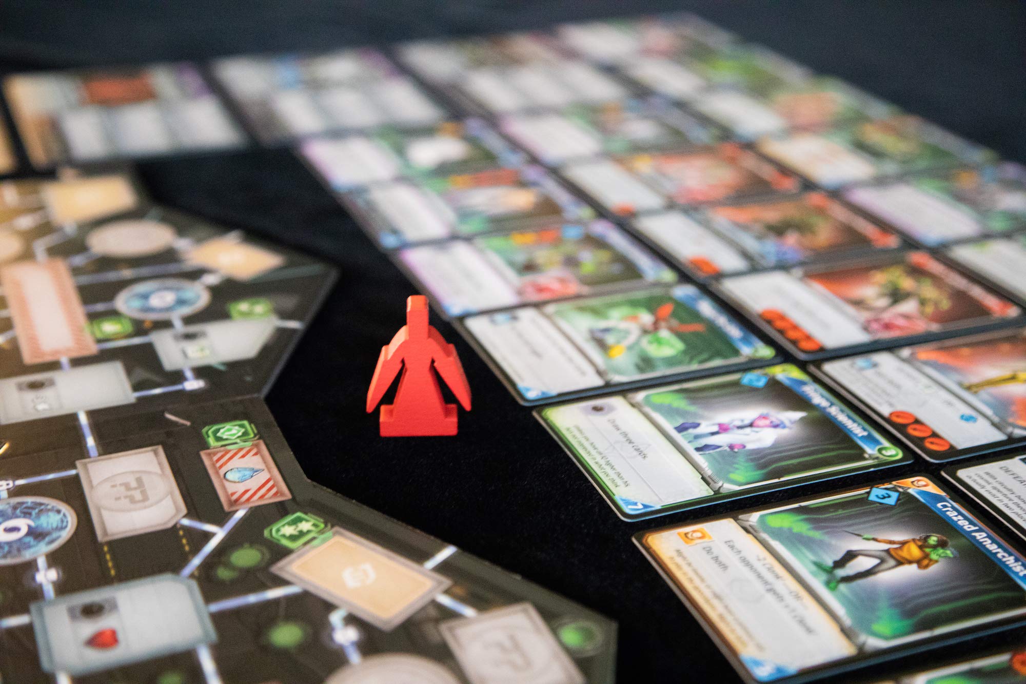 Renegade Game Studios Clank In Space Apocalypse cybernetic villain art on cards