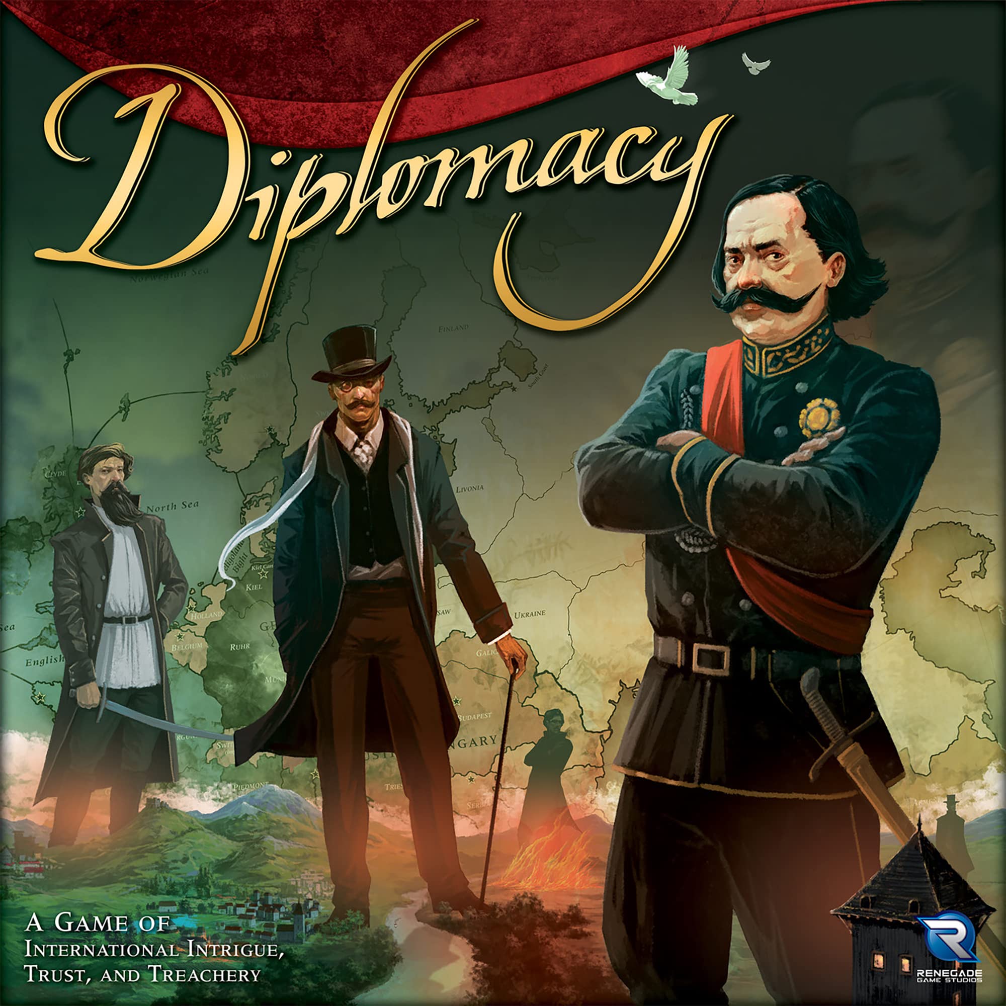 Renegade Game Studios Renegade Diplomacy quick-start rules speed up setup.