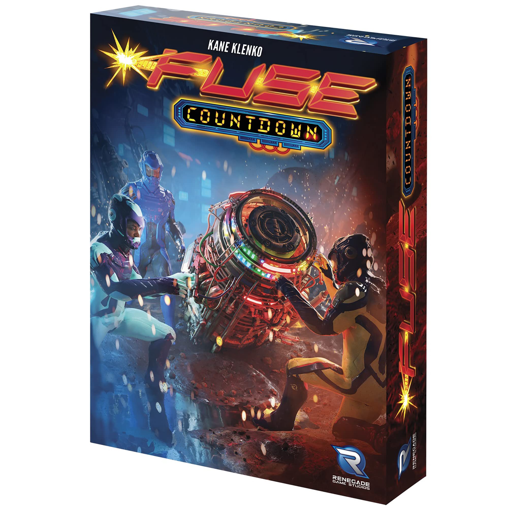 Renegade Fuse Countdown dice in action powering fast cooperative play
