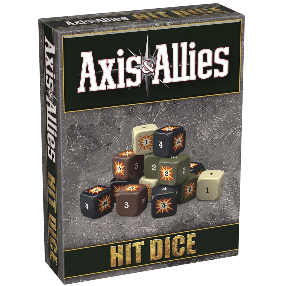Renegade Game Studios Axis & Allies Hit Dice set with 72 16mm dice in four styles for fast results.