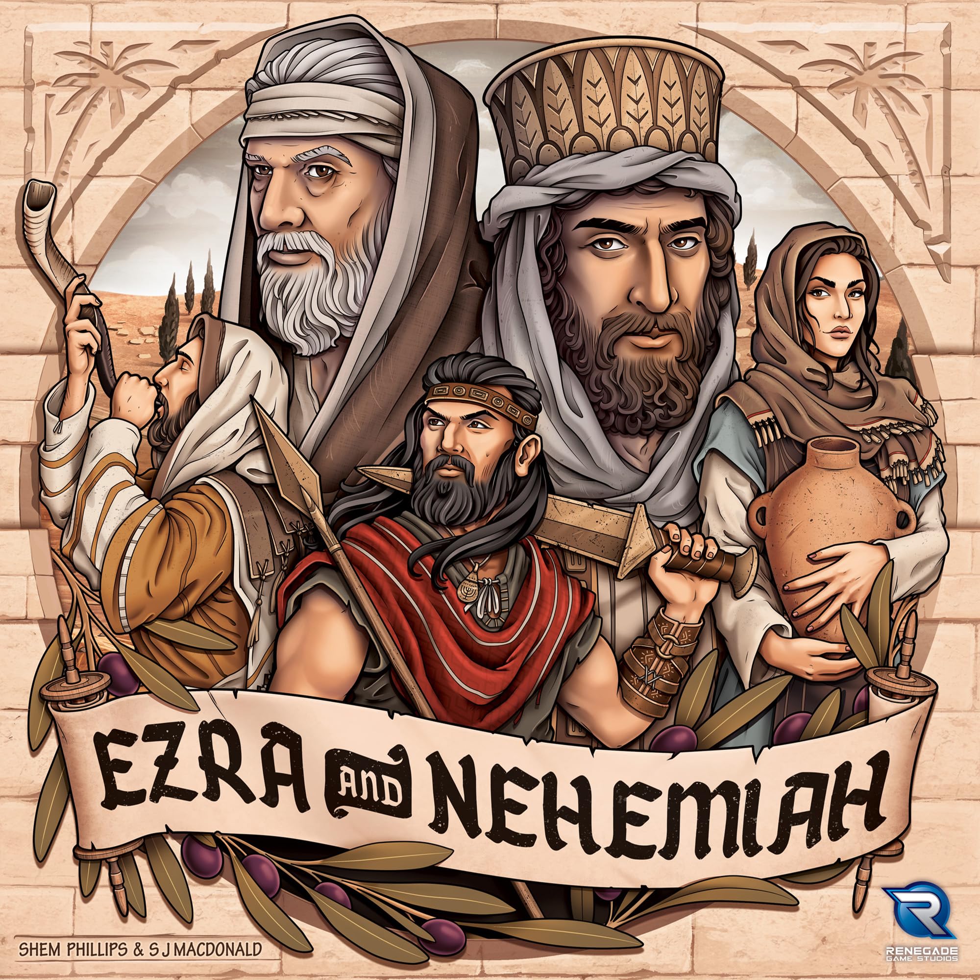 Ezra & Nehemiah prophets influence players toward shared goals.