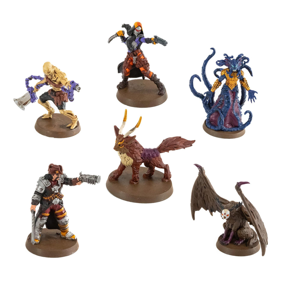 Dynamic hex battlefield tiles create flexible map layouts for varied games.