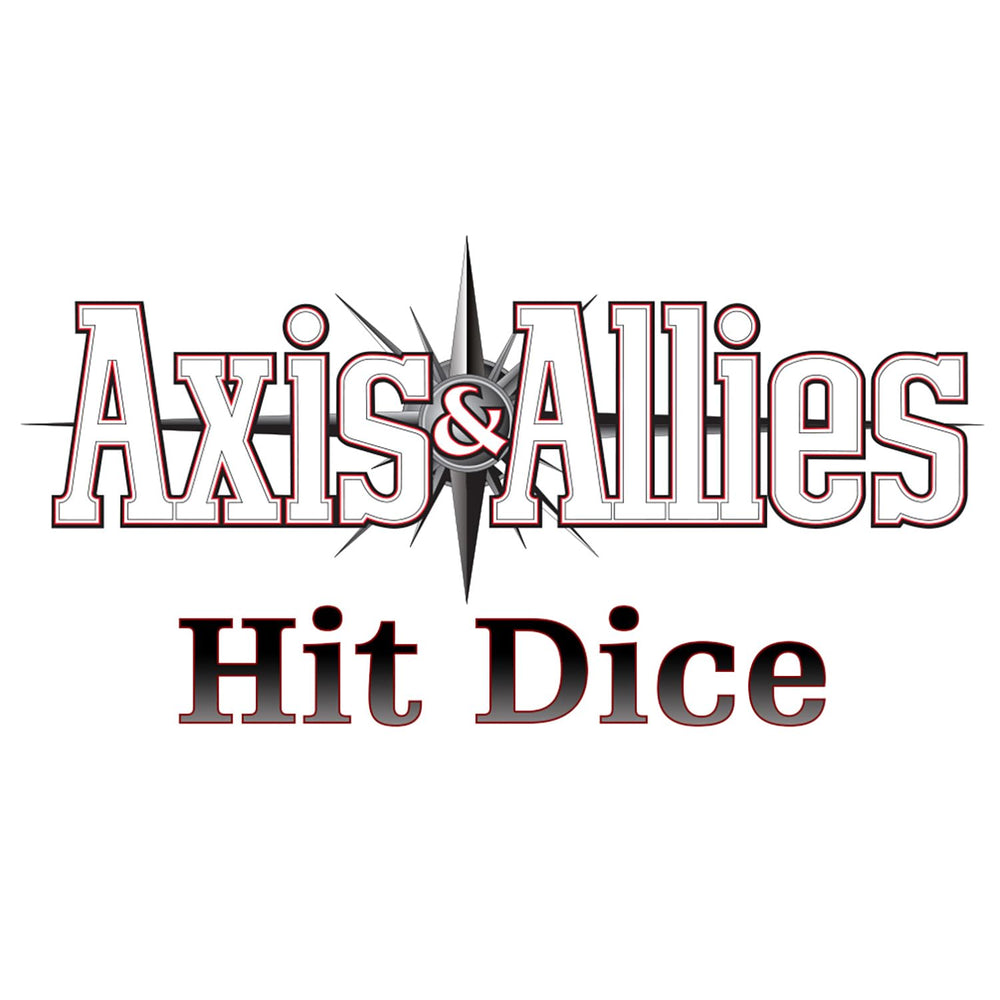 Axis & Allies Hit Dice by Renegade Game Studios showcases bright, four-style dice for varied battles.