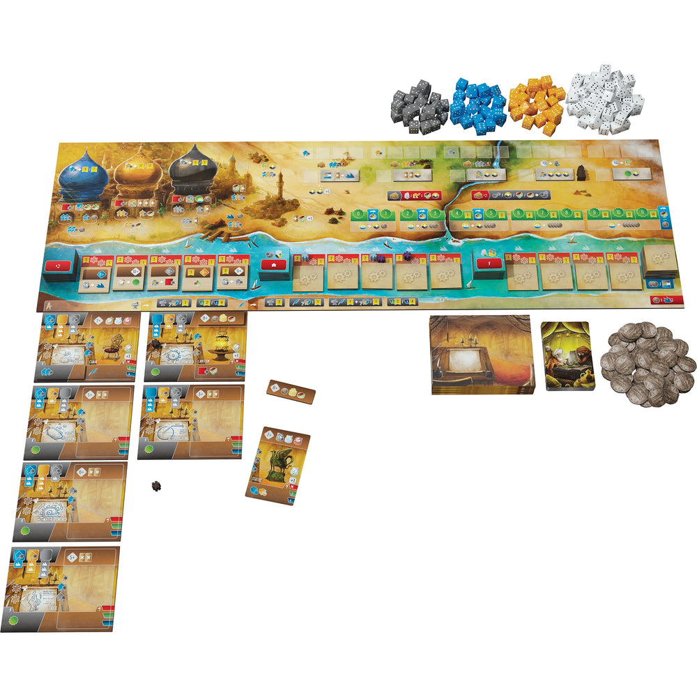 Renegade Game Studios Inventors of the South Tigris dice mechanisms enabling flexible planning.