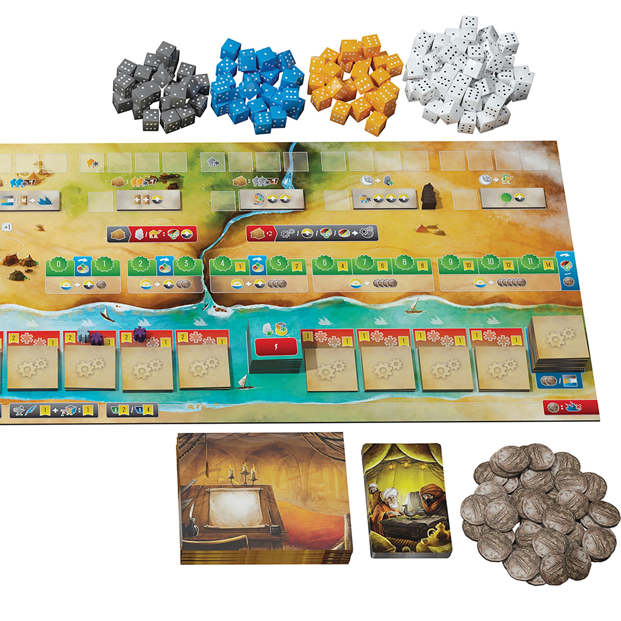 Renegade Game Studios Inventors of the South Tigris solo mode for focused play.