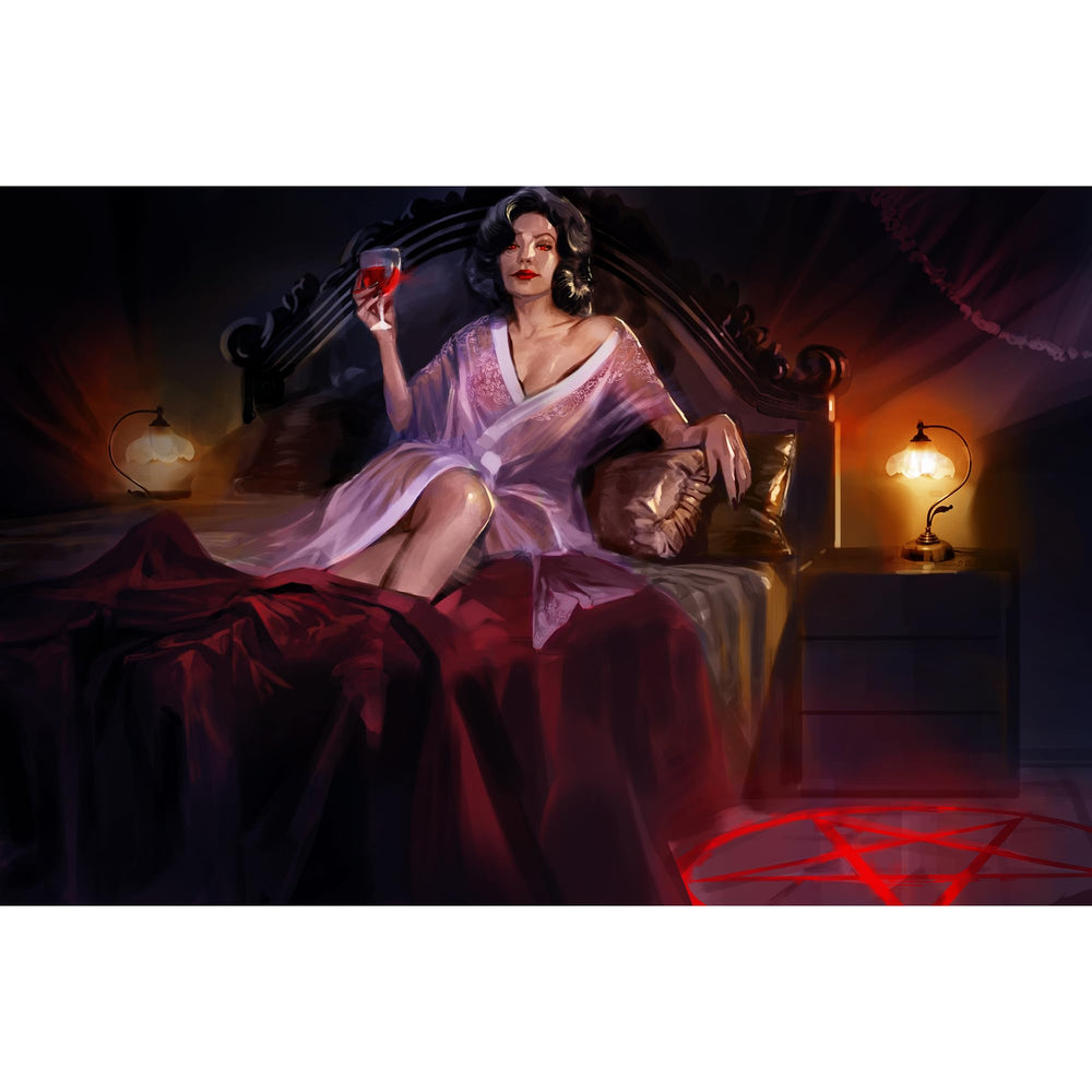 Renegade Game Studios' ancilla characters illustration invites players to imagine powerful elder personas.