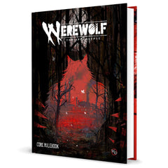 Renegade Game Studios Werewolf: The Apocalypse 5e core rulebook cover, sturdy hardcover for long campaigns.