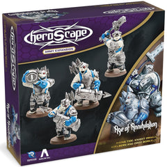 Renegade Game Studios Heroscape Rising Tide Knight Primus Adelbern miniature boosts on-table presence for strategy.