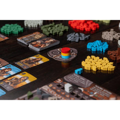 Renegade Games Skara Brae asymmetric tiles emphasizing varied strategies each session