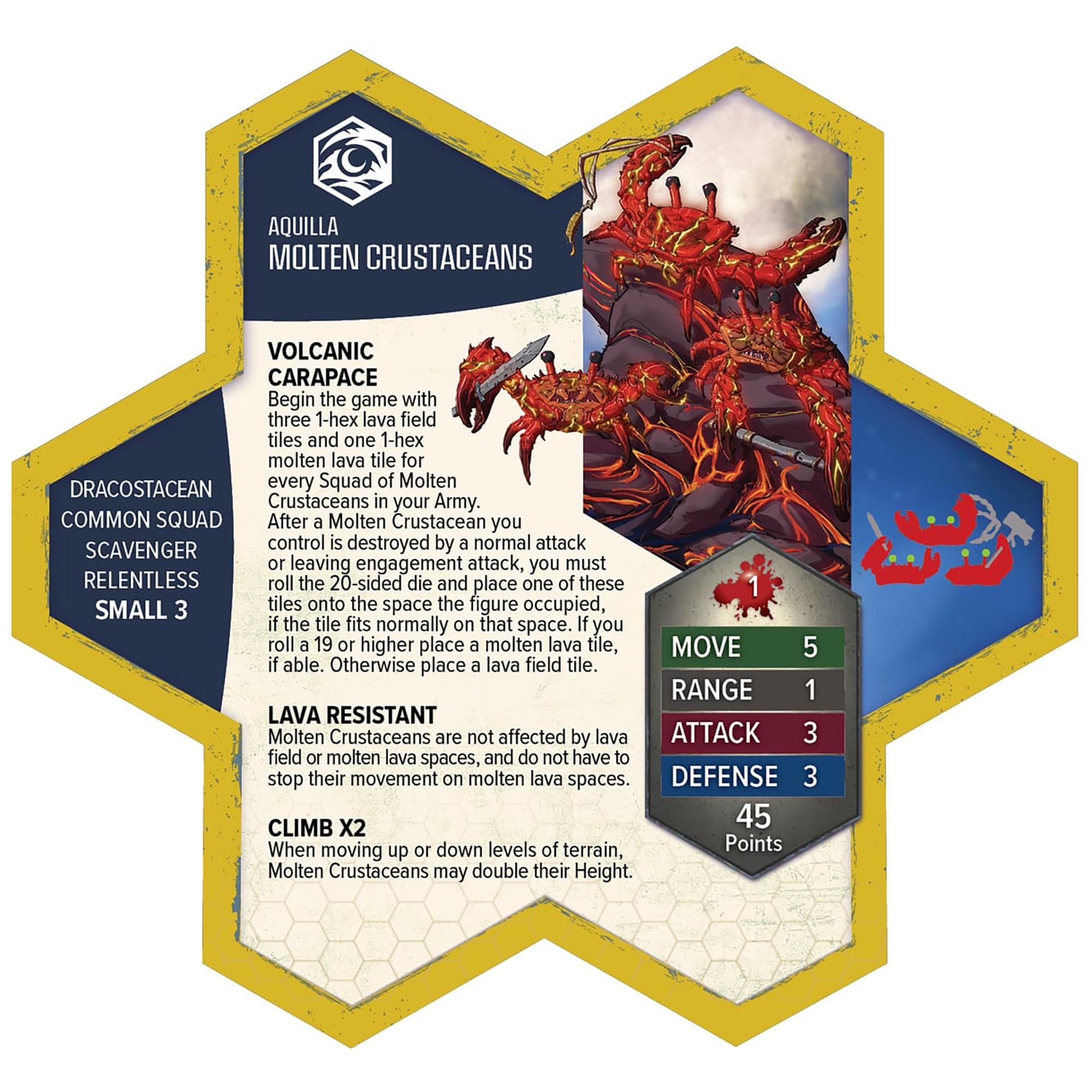 Renegade Heroscape Army Cards image with quick reference stats.