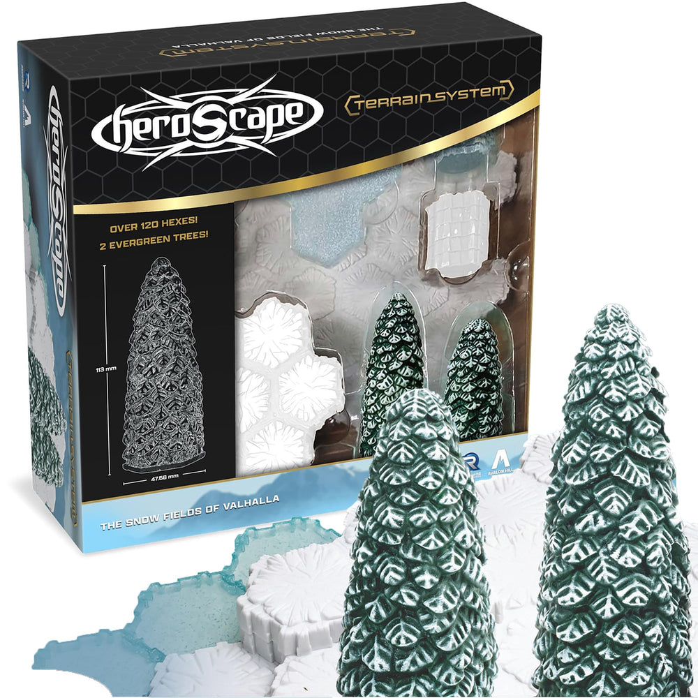 Renegade Heroscape snowy battle environments expand your battlefield design options.