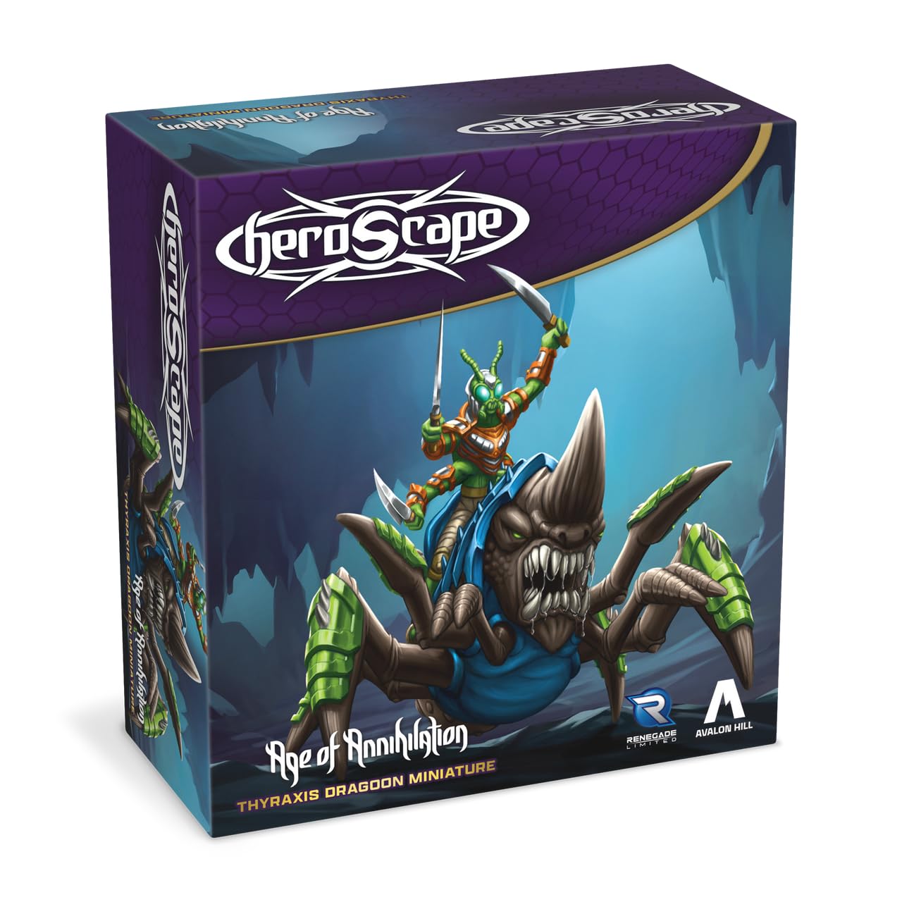 Renegade Heroscape Thyraxis Dragoon miniature with detailed sculpt for immersive battles